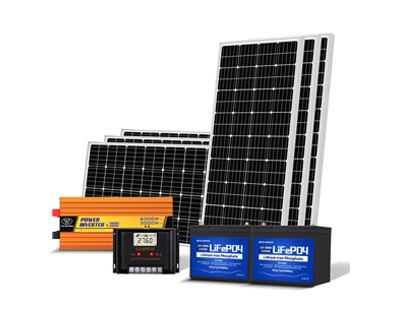 200W-6KW Solar-Lithium-Kits