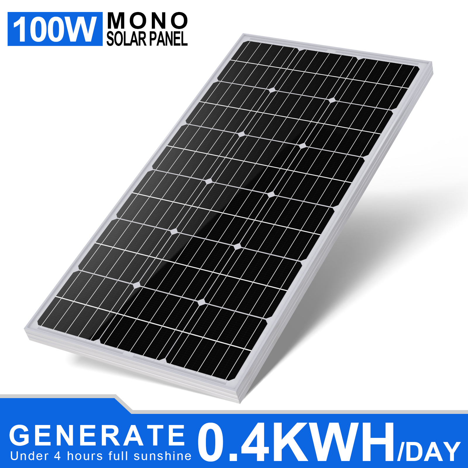 12-Volt-monokristallines Solarmodul für netzunabhängige Nutzung