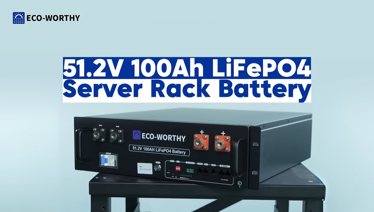 Öko-würdiges 51.2V 100AH Server Rack Batterie | Sicher, skalierbar und zuverlässig!